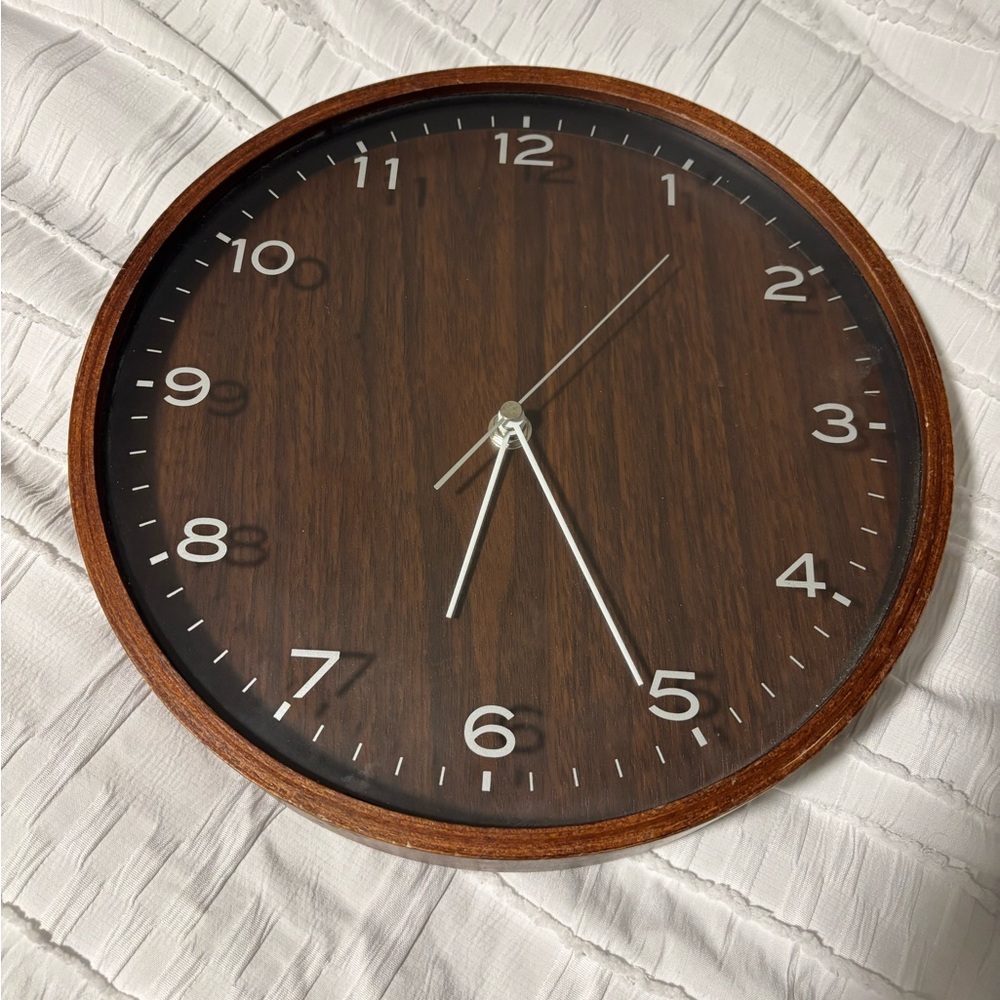 Classic Brown Wall Clock
